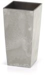 Prosperplast Urbi Square Beton Blumentopf Pflanzk&uuml;bel Beton-Design 2 in 1 inkl.