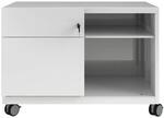 BISLEY Note Caddy, Schubladen Links, B 800 mm, Farbe: verkehrswei&szlig;