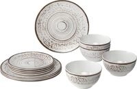 BRUNNER Campinggeschirr Set (12-teiliges Set) f&uuml;r 4 Personen - Midday Kassandra -