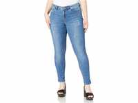 ONLY Carmakoma Damen Carkarla Reg Ank Sk Bj11336 Noos Jeans, Medium Blue Denim,...