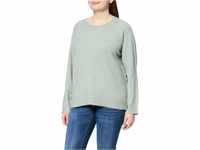 ONLY Damen Basic Strickpullover | Einfarbiger Knitted Stretch Sweater | Langarm