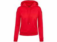 Urban Classics Damen Kapuzenpullover Ladies Hoody Hooded Sweatshirt, fire red,...