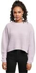 Urban Classics Damen Sweatshirt Ladies Wide Oversize Sweater softlilac XS