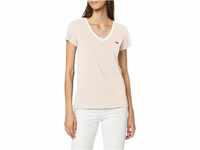 Levi's Damen Perfect V-Neck T-Shirt,Annalise Stripe Sepia Rose,XS