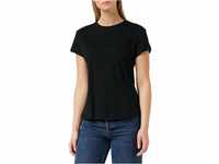 Urban Classics Damen Ladies Basic Box Tee T-Shirt, Black, XL