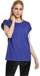 Urban Classics Damen T-Shirt Ladies Extended Shoulder Tee, T-Shirt mit