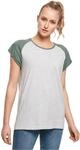 Urban Classics Damen Ladies Contrast Raglan Tee