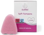 ELANEE Soft-Tampons, fadenlose Tampons, weiches & flexibles Material, 4 St&uuml;ck