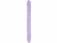 Doc Johnson - Crystal Jellies Double Dong - 18 inch - lila