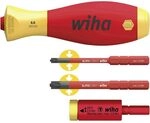 Wiha Juego de adaptadores de par de apriete easyTorque electric 2,8 Nm con soporte