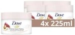 Dove Creme-Dusch-Peeling Granatapfel & Sheabutter Scrub K&ouml;rper Peeling f&uuml;r