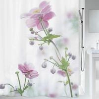 Spirella Anti-Schimmel Duschvorhang - Anti-Bakteriell, waschbar, wasserdicht,