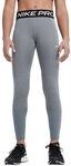 Nike M&auml;dchen Np Tght Leggings, Carbon Heather/(White), 13 Jahre EU