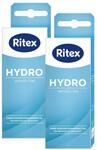 Ritex Hydro sensitiv Gel &ndash; Gleitgel Wasserbasis nat&uuml;rlich 2 x 50 ml, Massage...
