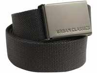 Urban Classics Unisex Gürtel Canvas Belt, One Size verstellbare Unisex