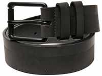 Urban Classics Unisex TB4636-Imitation Leather Basic Belt Gürtel, Grey, S/M
