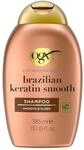 OGX Brazilian Keratin Smooth Shampoo (385 ml), gl&auml;ttendes Haarshampoo mit...