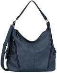 TOM TAILOR Caia Damen Hobo Bag Schultertasche Mittelgro&szlig; Blau