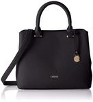 L.Credi Damen Maxima Henkeltasche, Schwarz (Schwarz), 11x24x28 cm