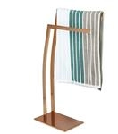Relaxdays Handtuchhalter WIMEDO eckig H x B x T: ca. 80 x 32 x 20 cm freistehender