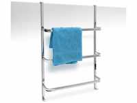 Relaxdays Handtuchhalter mit 3 Handtuchstangen HxBxT: 85 x 54 x 11,5 cm