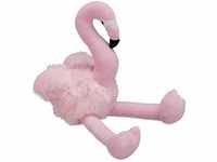 Relaxdays Türstopper Flamingo, Stoff, 23 cm hoch, schwer, für den Boden,...