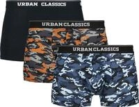 Urban Classics Herren Boxer Shorts 3-Pack Unterhosen Unterw&auml;sche, Blue...