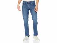 Wrangler Herren Authentic Straight Jeans, Mid Stone, 31W / 32L