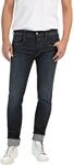Replay Herren Jeans Anbass Slim-Fit Hyperflex mit Stretch, Dark Blue 007-4 (Blau),
