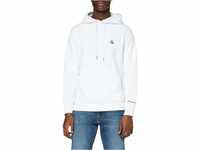 Calvin Klein Jeans Herren Sweatshirt Ck Essential mit Kapuze, Weiß (Bright...
