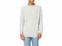 Urban Classics Herren Ribbed Raglan Sweater Sweatshirt, lightasphalt, 5XL