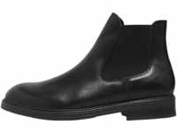 SELECTED HOMME Herren SLHBLAKE Leather Chelsea Boot B NOOS Stiefel, Black, 45 EU