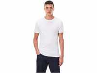 G-STAR RAW Herren Basic T-Shirt 2-Pack, Weiß (white D07205-124-110), XXL