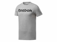 Reebok Herren Linear Logo Tee T Shirt, Mgreyh, L EU