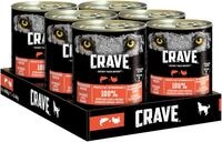 Crave Adult Hundenassfutter Pastete mit Lachs & Truthahn, 6 Dosen, 6x400g &ndash;...