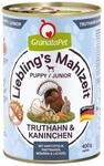 GranataPet Liebling's Mahlzeit Truthahn & Kaninchen Junior, 6 x 400g 