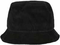 Urban Classics Unisex TB3875-Corduroy Bucket Hat Hut, Black, one Size