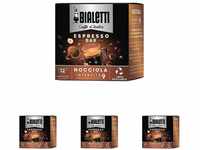 Bialetti Caffè d'Italia, Schachtel mit 12 Kapseln, Haselnussgeschmack,...