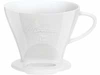 Melitta 218967 Filter Porzellan-Kaffeefilter Größe 102 Weiß, 1x2