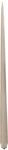 Stoff Nagel Candle Set, Wax, Beige, 29 cm, 150 gramm