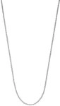 Engelsrufer schlichte Damen Erbshalskette aus Sterling Silber in silber - diamantiert