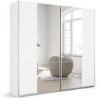 Rauch M&ouml;bel Kronach Schrank Schwebet&uuml;renschrank, 2-t&uuml;rig, Wei&szlig; mit 2 Spiegel,