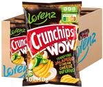 LORENZ | Crunchips WOW Jalape&ntilde;o & Cream Cheese | 10 x 110 g | vegetarisch