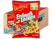 Lorenz Snack World Erdnußlocken Classic, 14er Pack (14 x 120 g)
