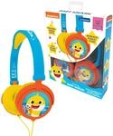 Lexibook, Baby Shark, Stereo-Kopfh&ouml;rer, blau/orange, HP015BS 