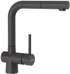 SCHOCK&reg; K&uuml;chenarmatur LAIOS Stone I graue Hochdruck Armatur mit ausziehbarer