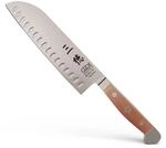 G&Uuml;DE Solingen - Santoku mit Kulle geschmiedet, 18 cm, Birnenholz, ALPHA BIRNE,