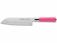 F. DICK Pink Spirit Santoku Messer (Klingenlänge 18 cm, Küchenmesser mit