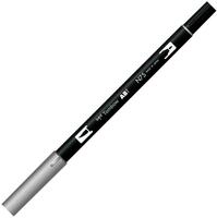 Tombow ABT-N75 Fasermaler Dual Brush Pen mit zwei Spitzen, cool grey 3, 1 St&uuml;ck (1er