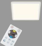 BRILONER - LED Deckenlampe flach mit Fernbedienung, indirektes Licht, einstellbar von